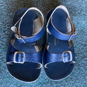 Toddler Navy Blue Surfer Saltwater Sandals